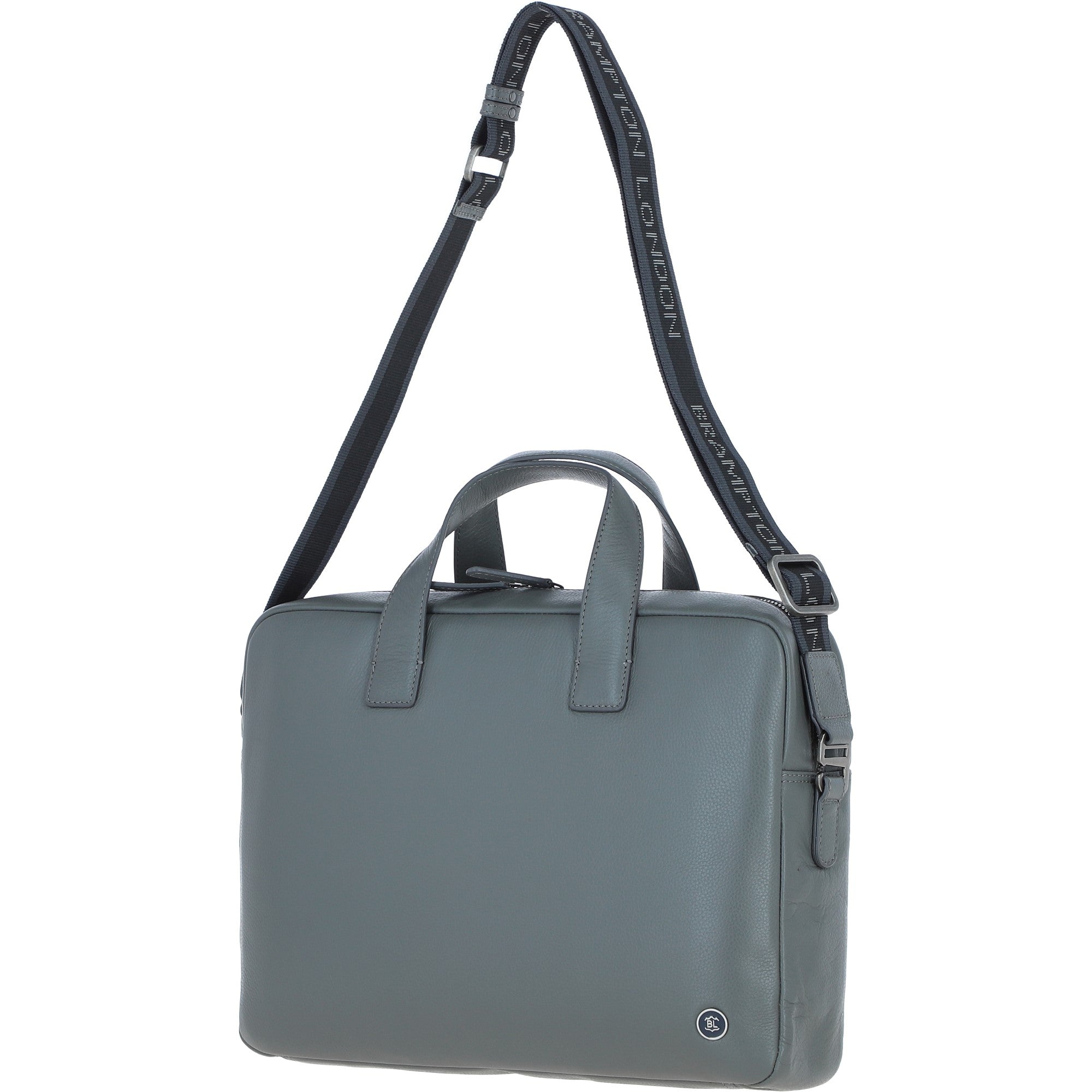 Brampton Leather Men's Messenger Bag Grey: 64273