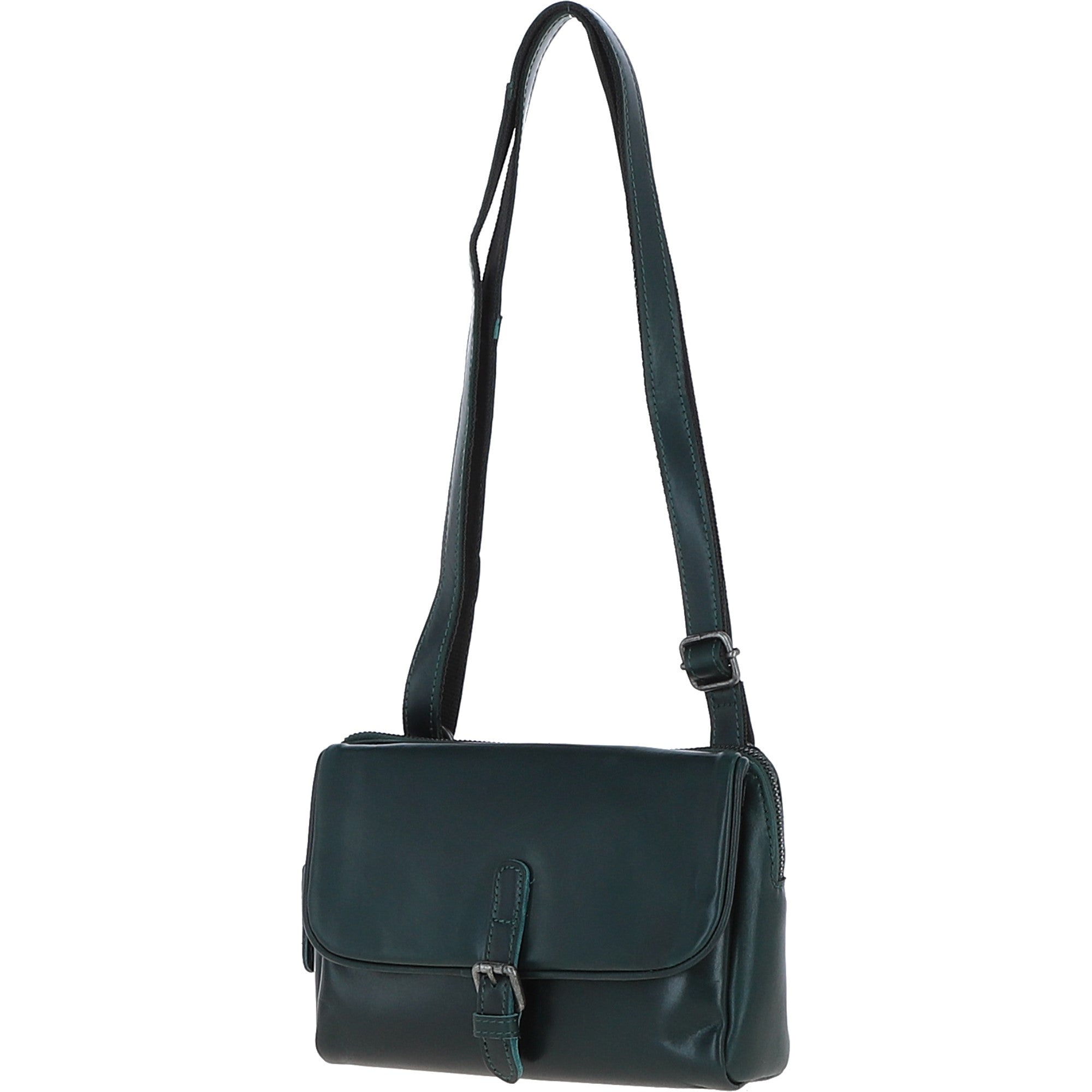 Ashwood Leather Shoulder x Crossbody Bag Green: P-65