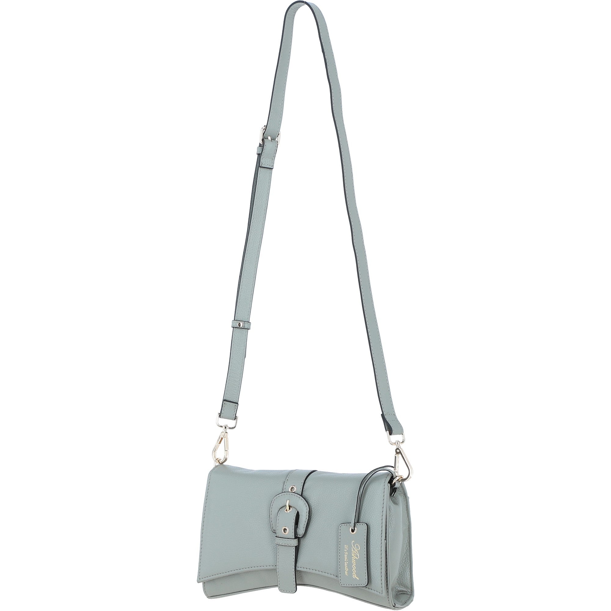 Ashwood Stylish Leather Crossbody Bag Sage: 64179