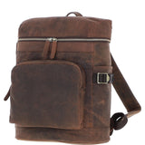 Ashwood Classic Leather Laptop Rucksack Brown: Q-45