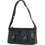 Chic and Stylish Shoulder Bag with Adjustable Strap Black: 64416