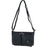 Ashwood Leather Crossbody Bag Black: Iverness