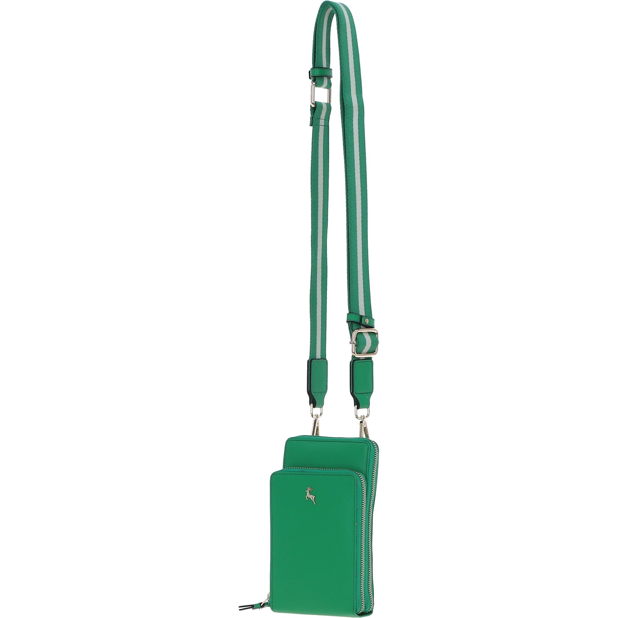 Ashwood Leather Luxury Crossbody Phone Bag Design-X Green: X-31