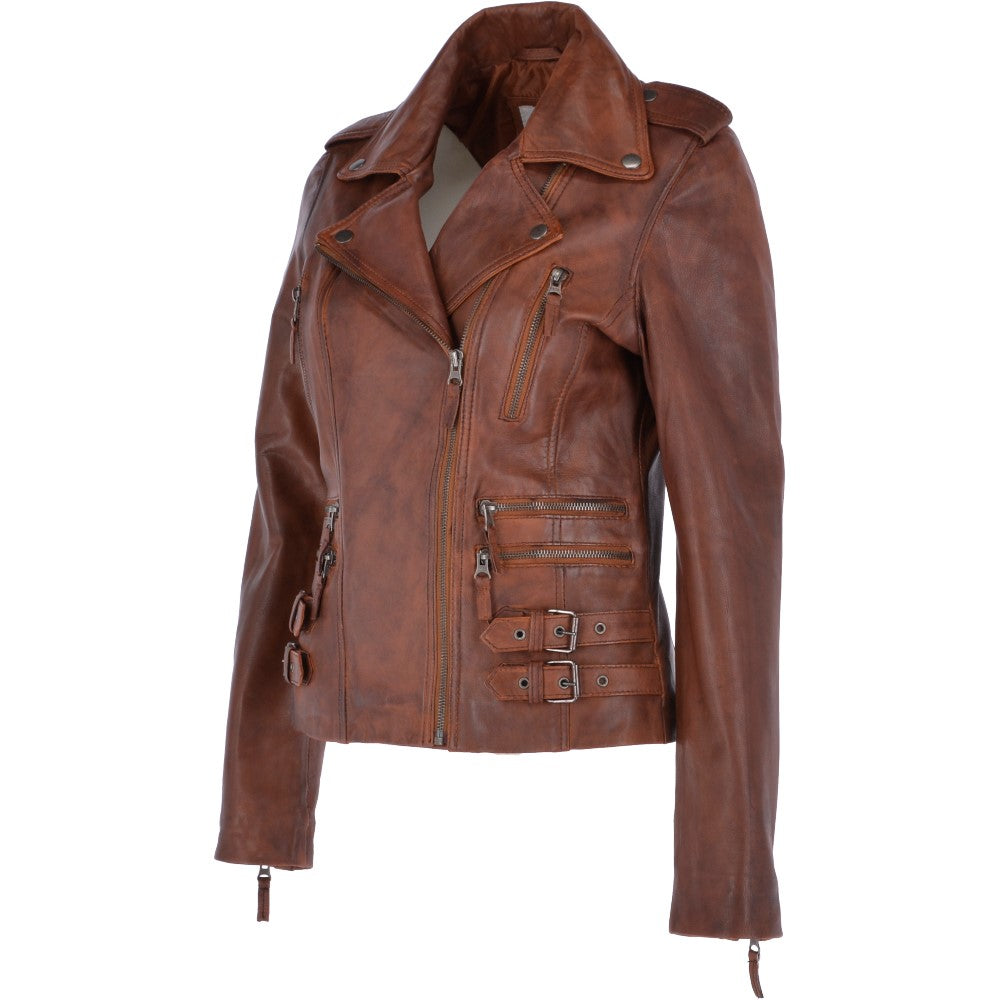 Leather Jacket Tan: 2159