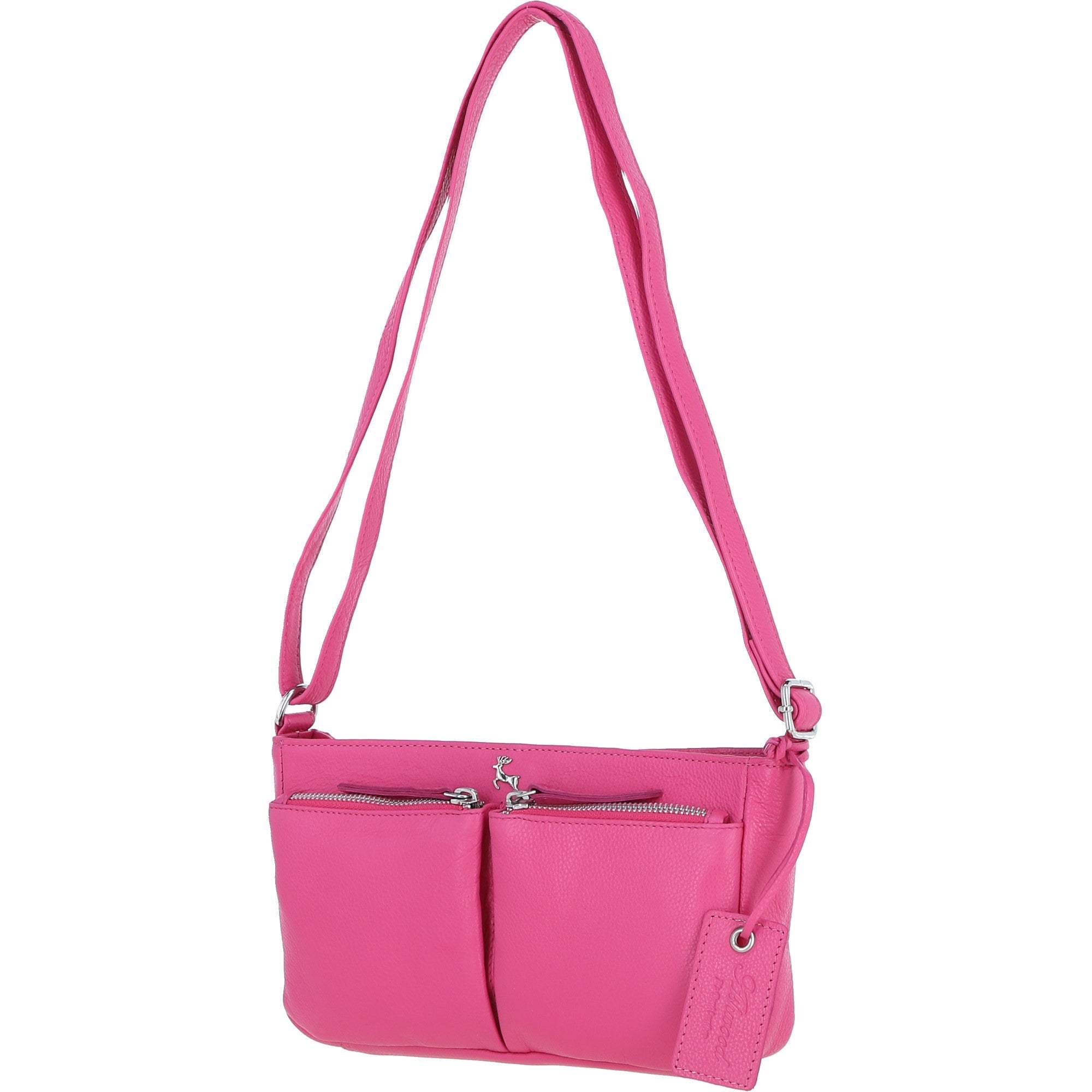 Ashwood Leather Crossbody Bag Hot Pink: Iverness