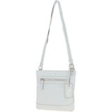 Ashwood Leather Smart Crossbody Bag Ice Grey: 64638/cb-9