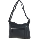 Ashwood Leather Ladies Essential Crossbody Bag Black: MI-09