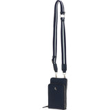 Ashwood Leather Luxury Crossbody Phone Bag Design-X Navy: X-31