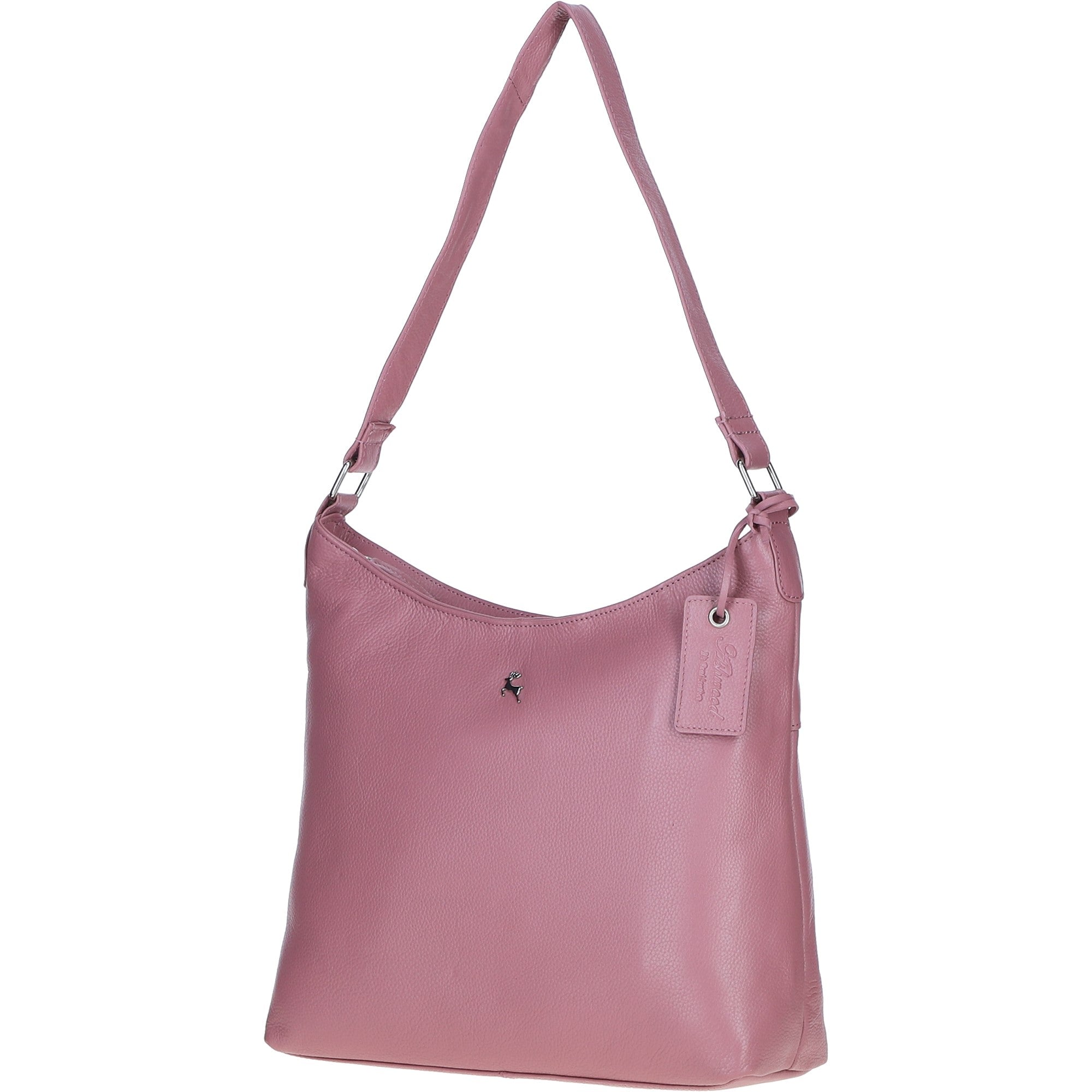Chic Leather Shoulder Bag & Secure Zip Closure Cameo Rose: Antrim