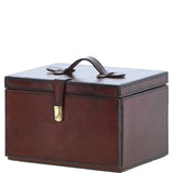 Ashwood Leather's Luxury Jewellery Box Medium Chestnut: LF-166