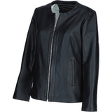 Ladies Ashwood Leather Casual Jacket Black: AWL-881