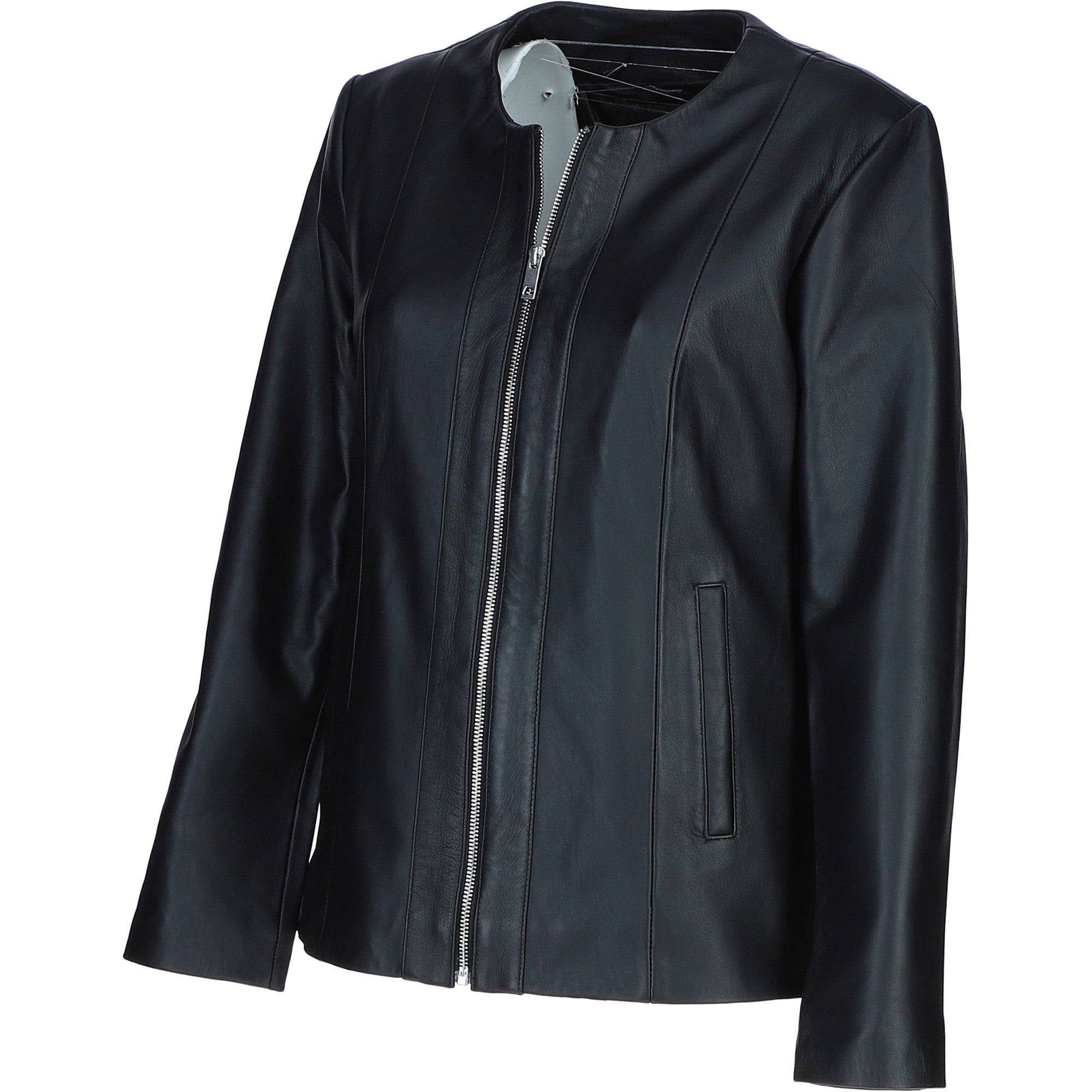 Ladies Ashwood Leather Casual Jacket Black: AWL-881