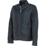 Ashwood Leather Mandarin Collar Zip-Up Men's Jacket Black: AMJ-10