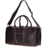 Vintage Leather Duffel Bag Brown: TL-001