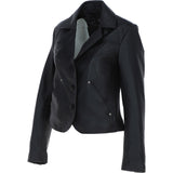 Ashwood Leather Short Blazer Jacket Black : Awl 1676