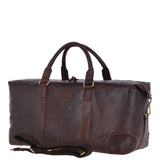 Large Leather Vintage Holdall Brandy : G-36