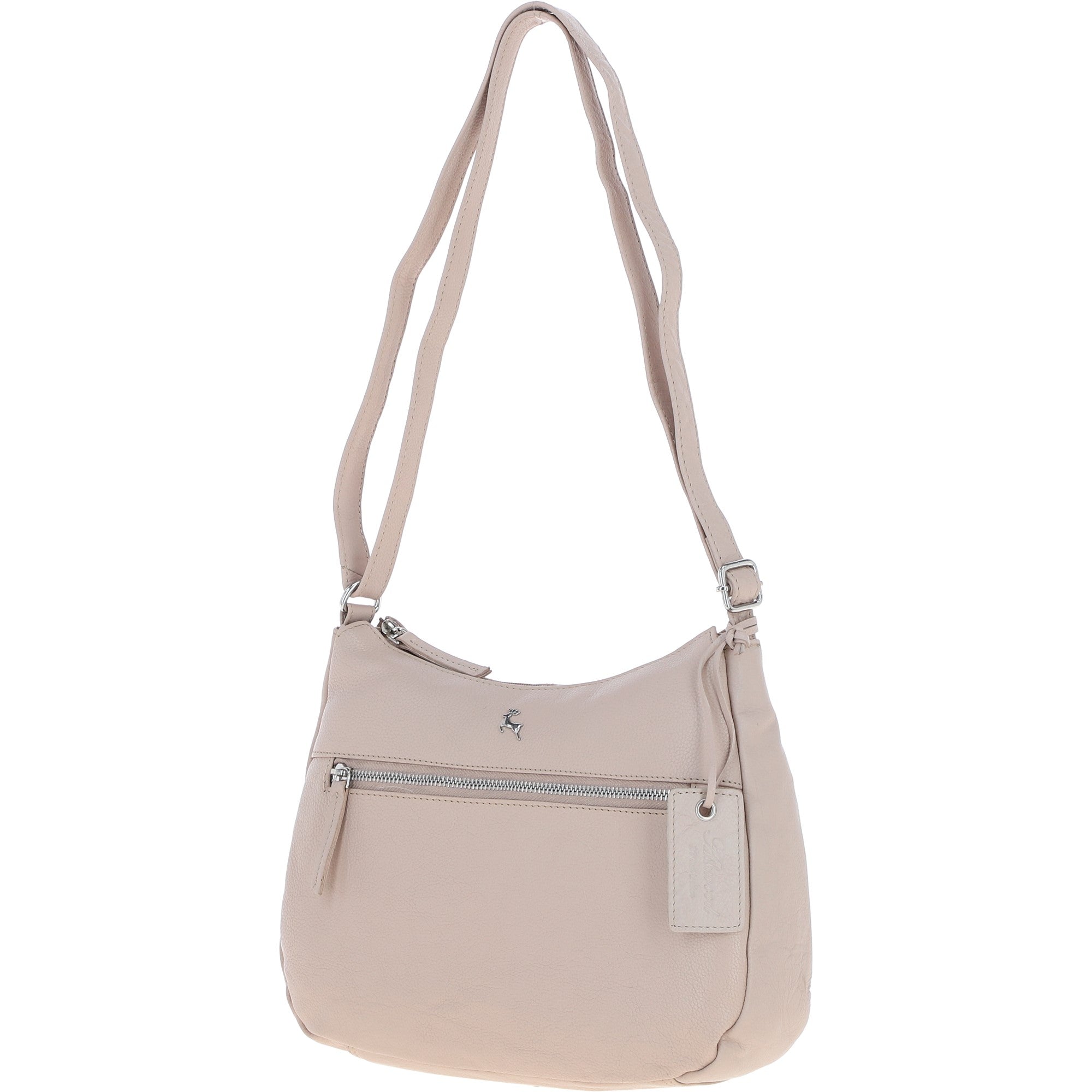 Ashwood Leather Ladies Hobo Shoulder Bag Mushroom: Shannon
