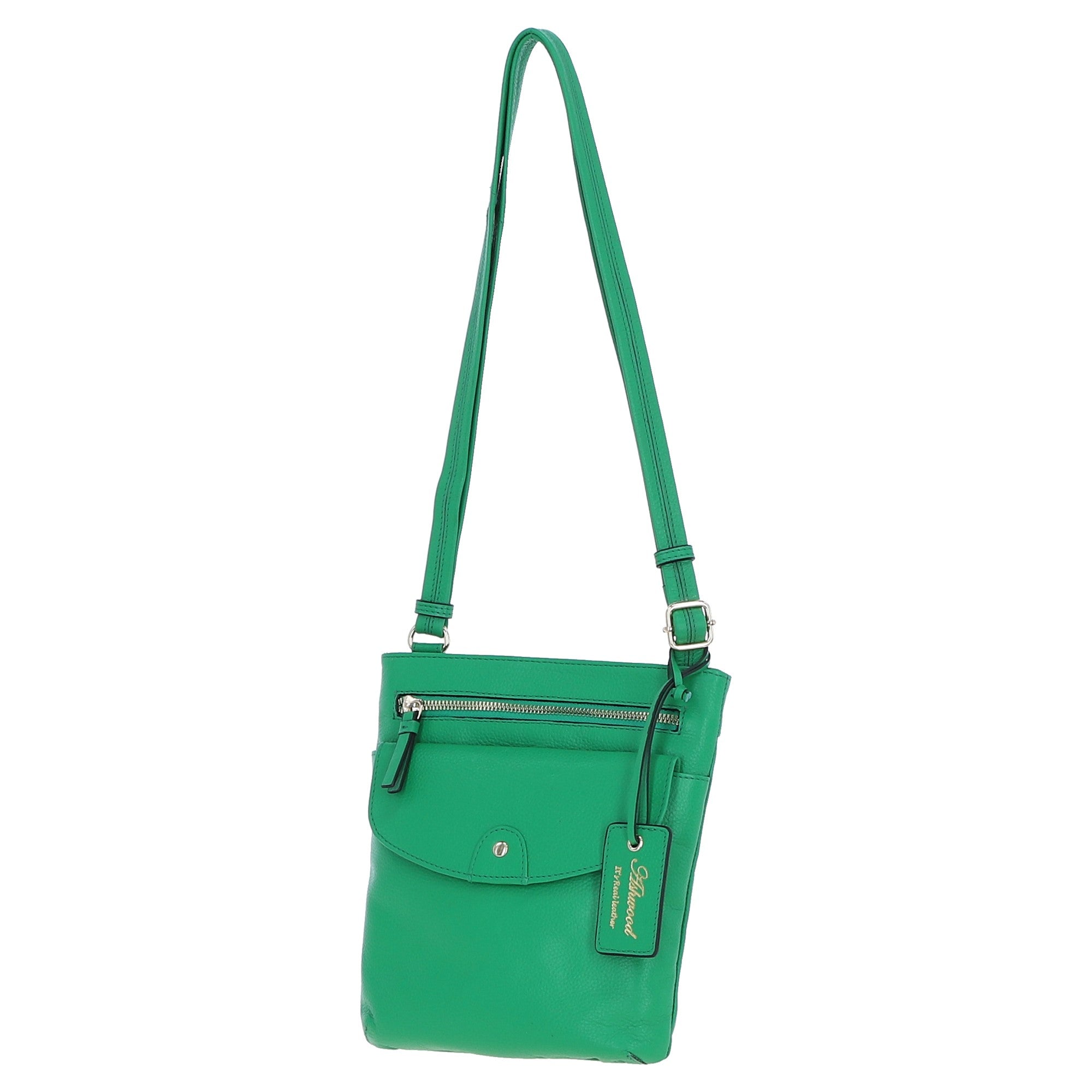 Ashwood Leather Crossbody Bag Gumdrop Green: CB-5