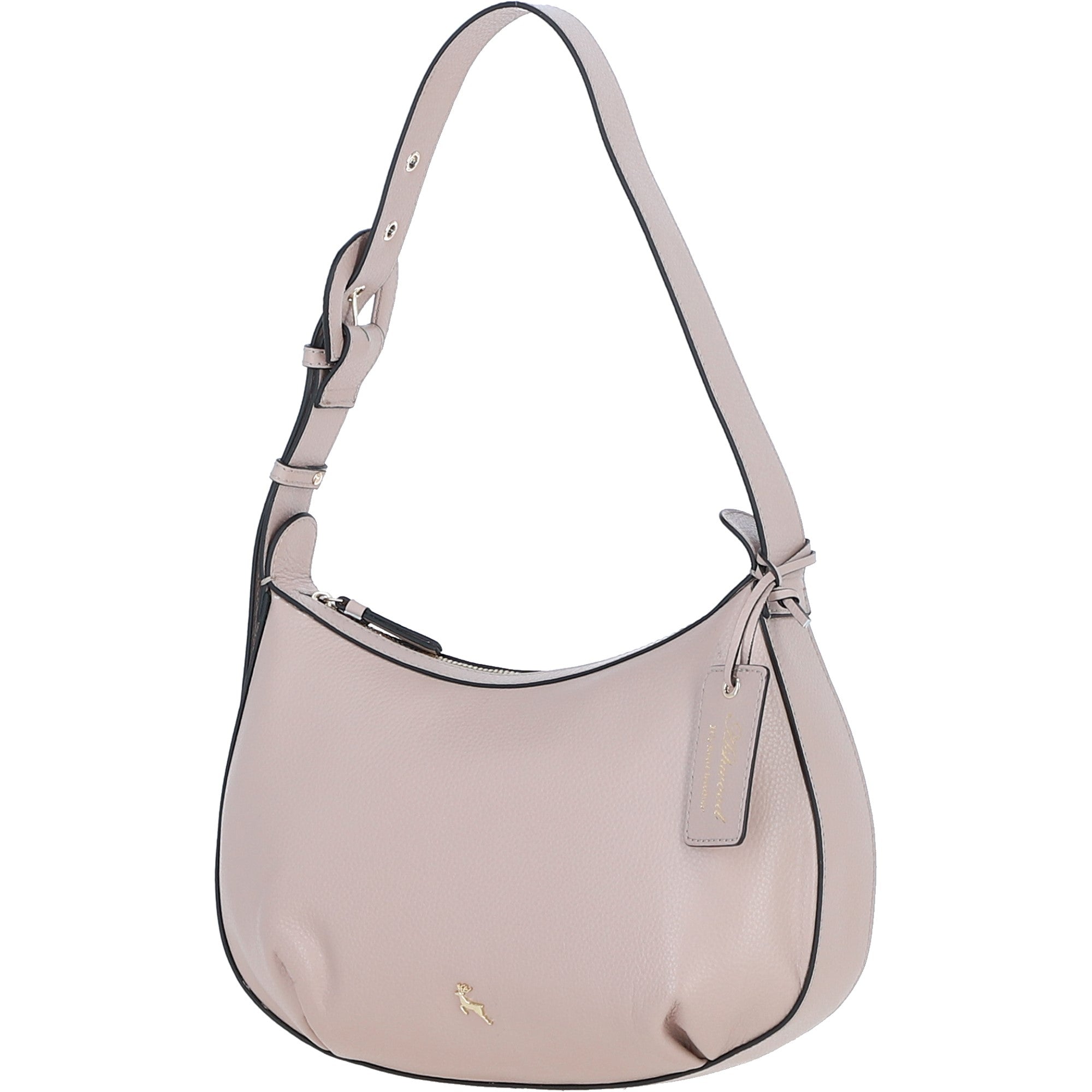 Ashwood Leather Shoulder Bag Beige: 64732