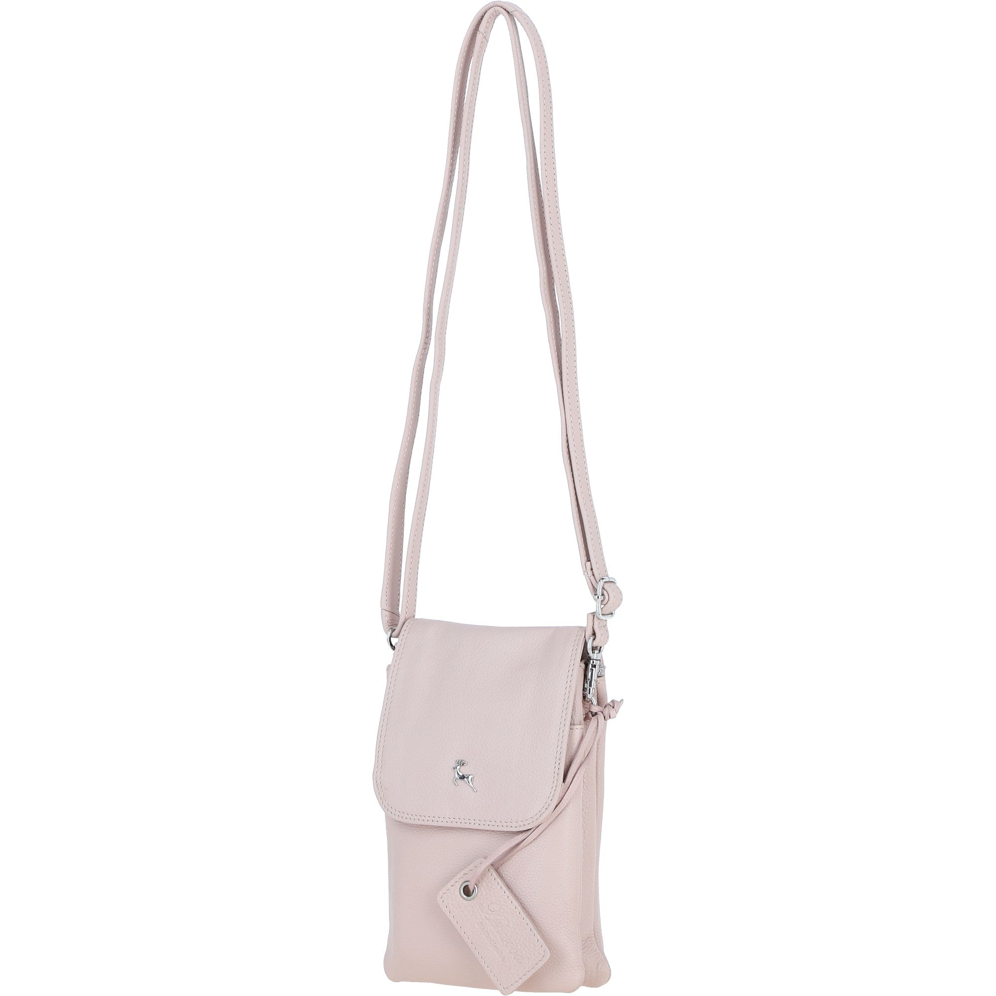 Ashwood Leather Smartphone Crossbody Bag Blush: York