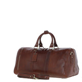 Classic Leather Weekend Bag Chestnut: Q-46