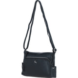 Ashwood Leather Crossbody Bag Black: Bristol