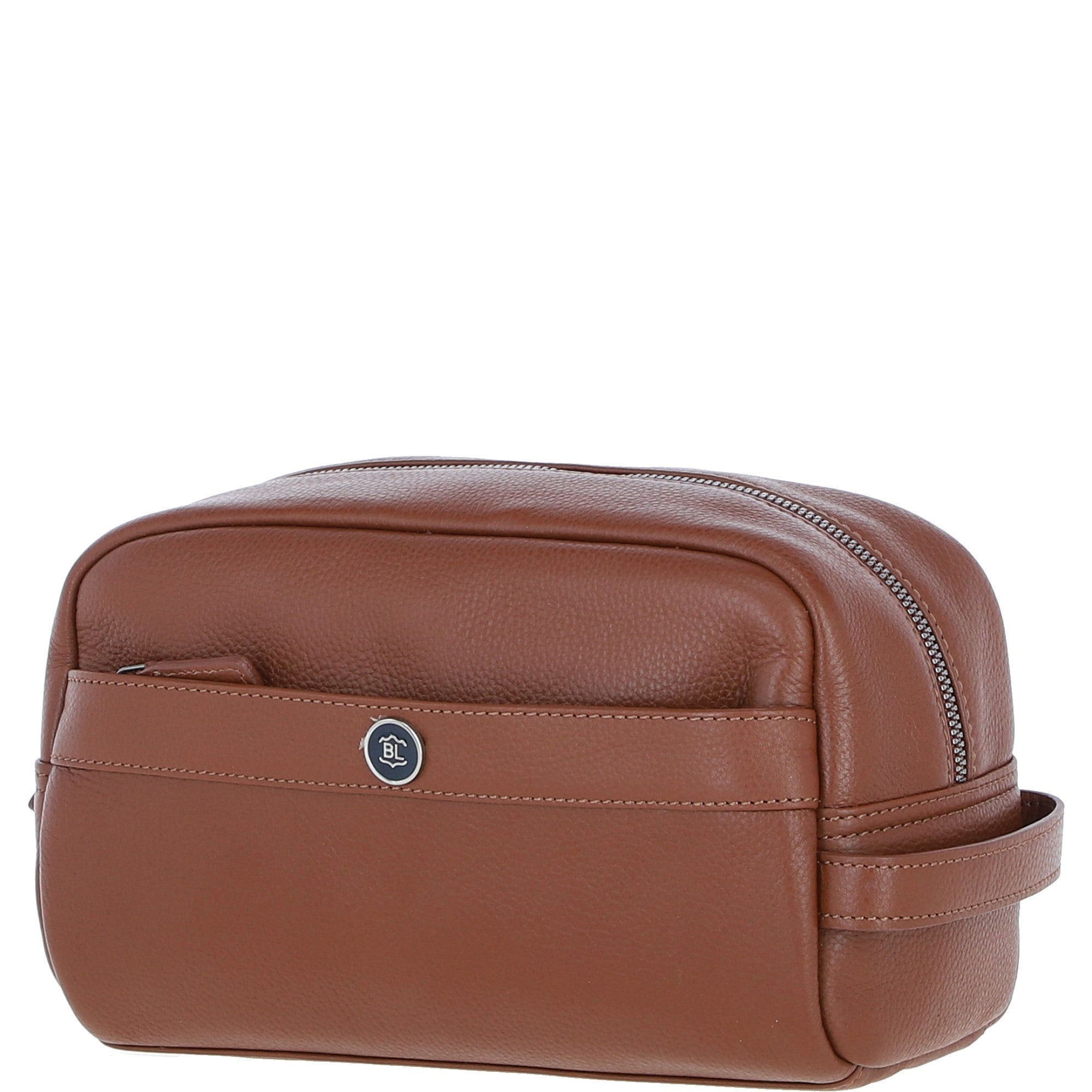Brampton Leather Washbag Tan: 64407