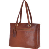 Large Vintage Leather Handbag Honey – G29