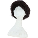 Ladies Vintage Curly Luxury Sheepskin  Hat Brown/Brown: CURL HAT
