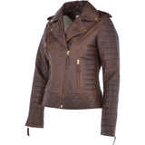 Women's Leather Biker Jacket Timber: 2741