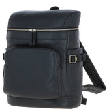 Ashwood Classic Leather Laptop Rucksack Black: Q-45