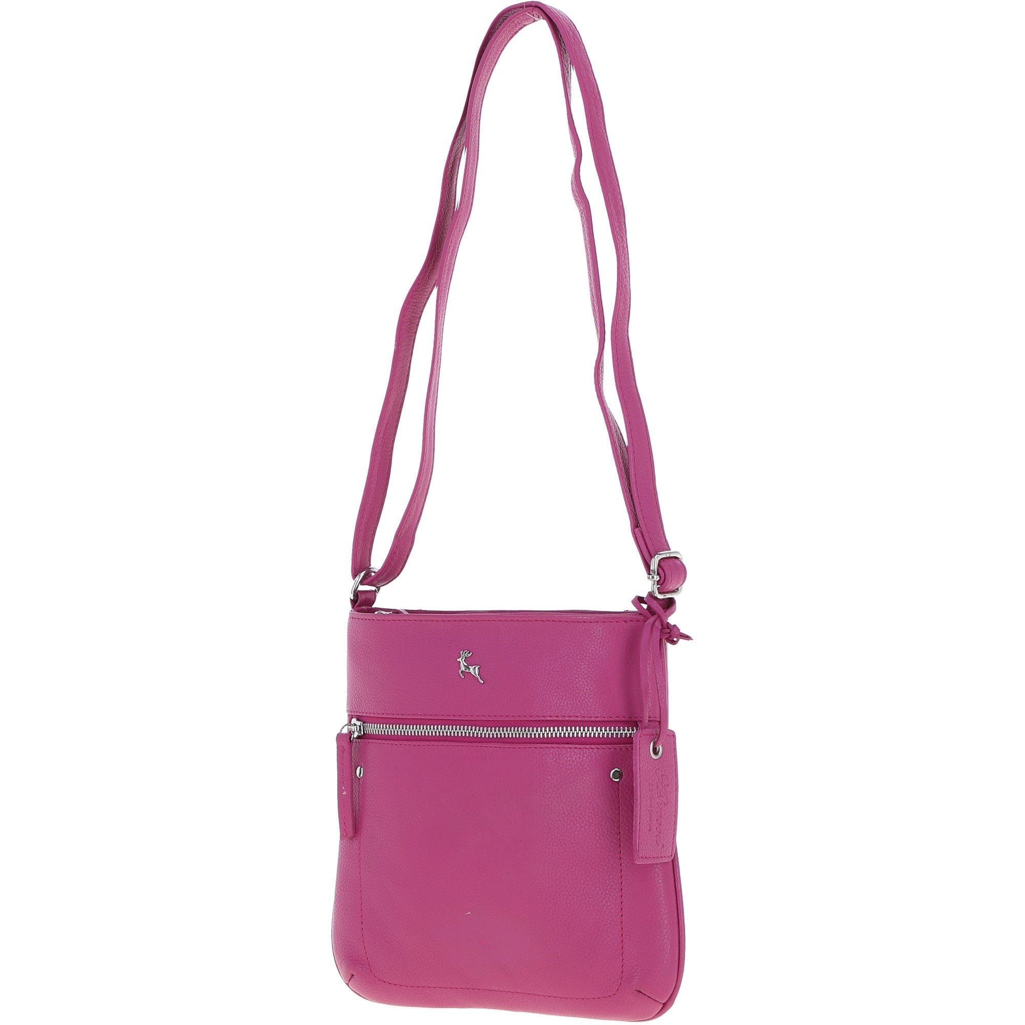 Ashwood Women's Leather Shoulder Bag Berry: Edinburgh