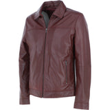 Ashwood Leather Brando Jacket Burgundy: AMJ-91