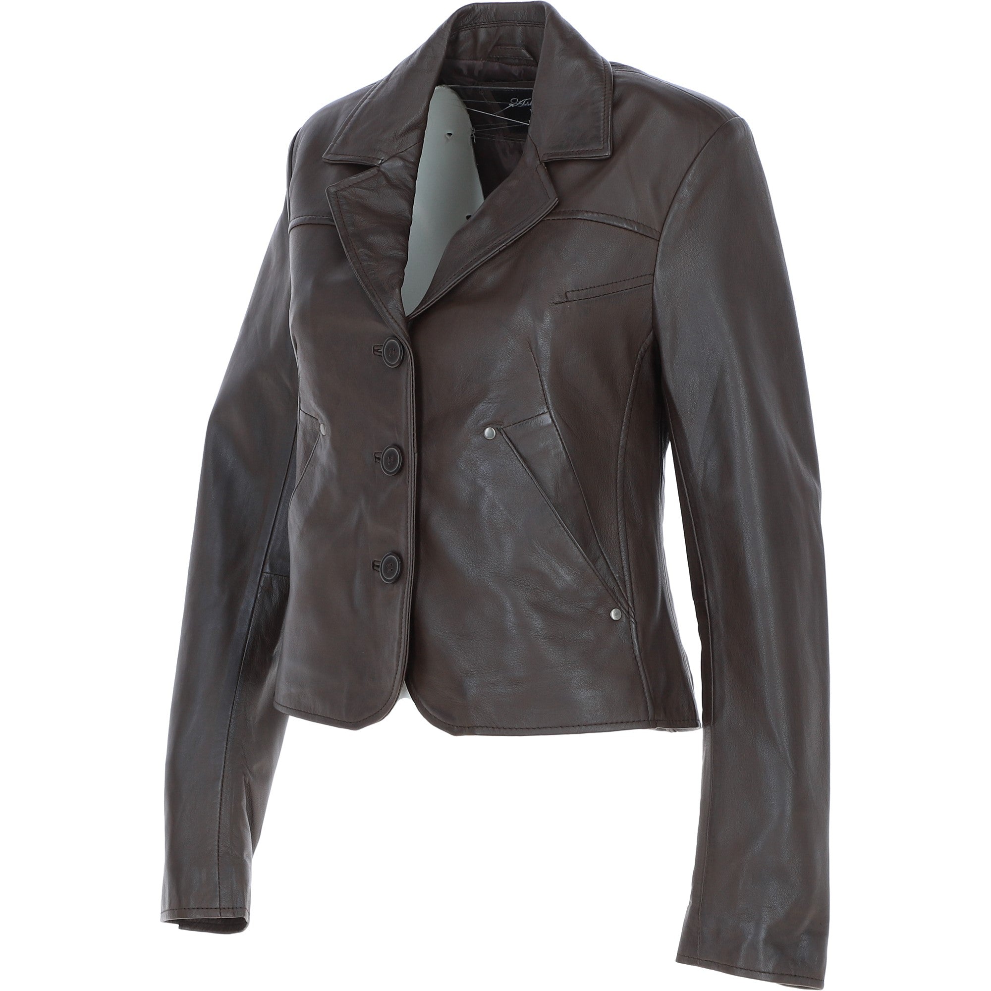 Ashwood Leather Short Blazer Jacket Navada : Awl 1676