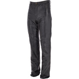 Mens 501 Leather Jeans Black: MENS 501 JEANS
