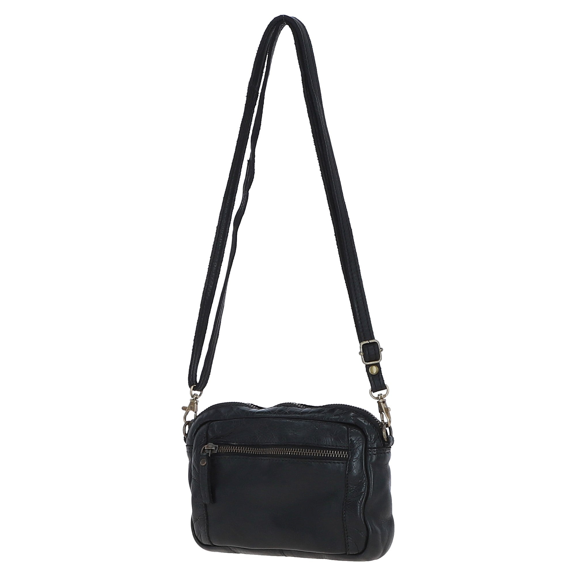 Ashwood Vintage Cross Body Bag Black: D-98