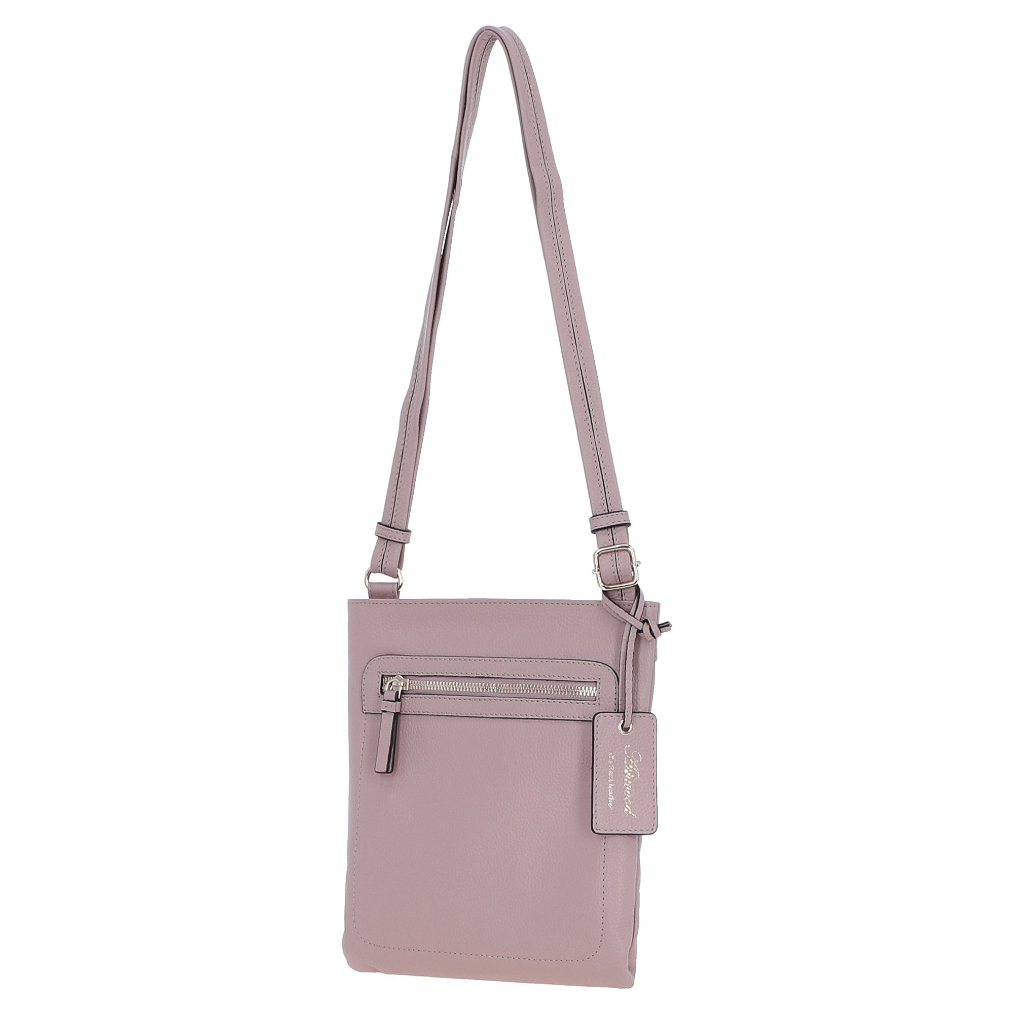 Ashwood Leather Crossbody Bag - Woodrose: 63014/cb3