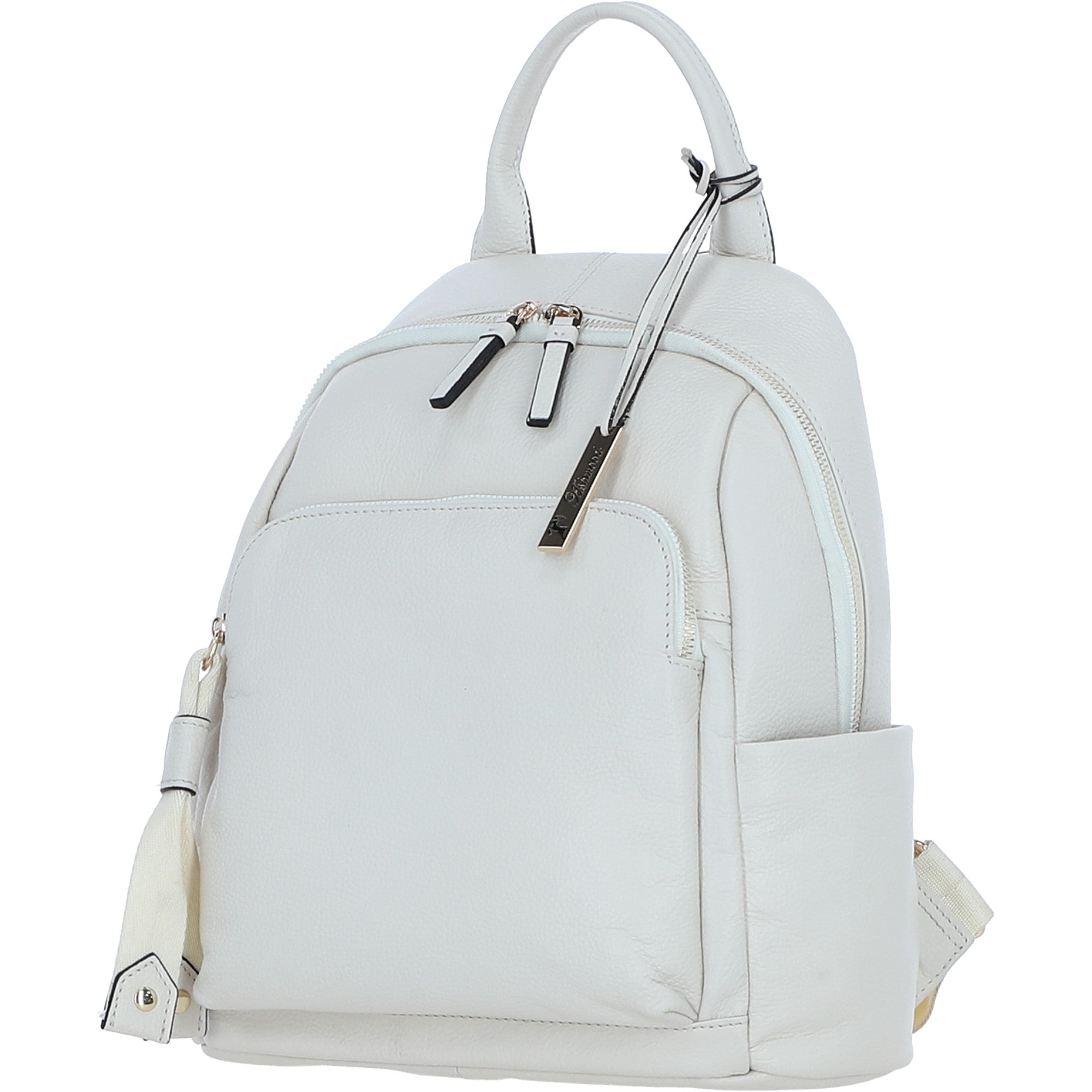 Ashwood Leather Backpack White: X-37