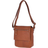Medium Luxury Leather Travel  Bag Tan: TED