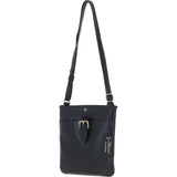 Ashwood Leather Smart Tab Cross Body Bag Black: 63621/Tab