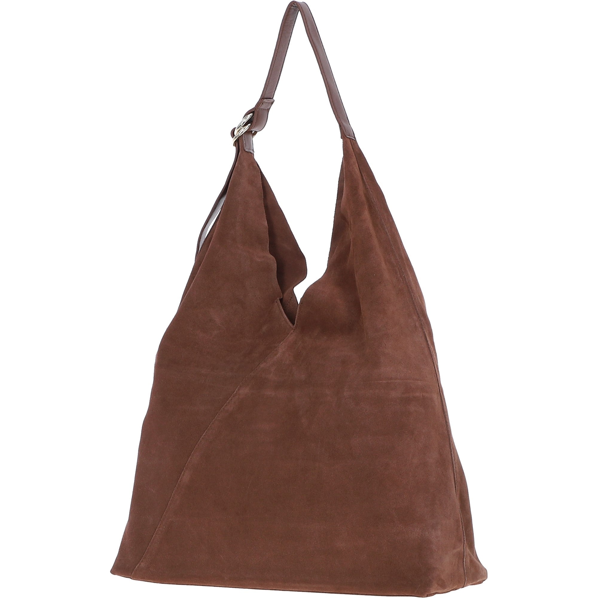 Ashwood Leather Brown Suede Bag: LB-6354