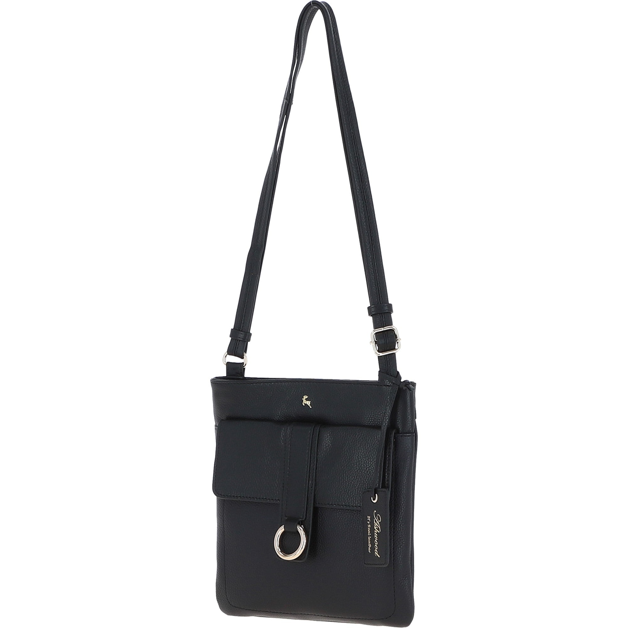 Ashwood Leather Crossbody Bag Black: 64033