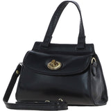 Ashwood Small Leather Grab Bag Black: V-82