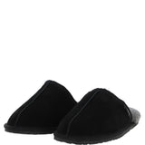 Fenland Classic Mens Slippers Black: Duke