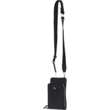 Ashwood Leather Luxury Crossbody Phone Bag Design-X Black: X-31