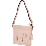 Medium Leather Shoulder Bag Pannacotta Cream : 62239