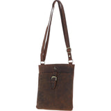 Ashwood Bronco Flap Over Crossbody Bag Mud/brown: ELA 2770