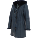 Ladies Sheepskin Duffle Navy: 5928