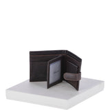 Crumble 8 Card, ID & Coins Bill Fold Tab Wallet Brown/crum: 1411 C