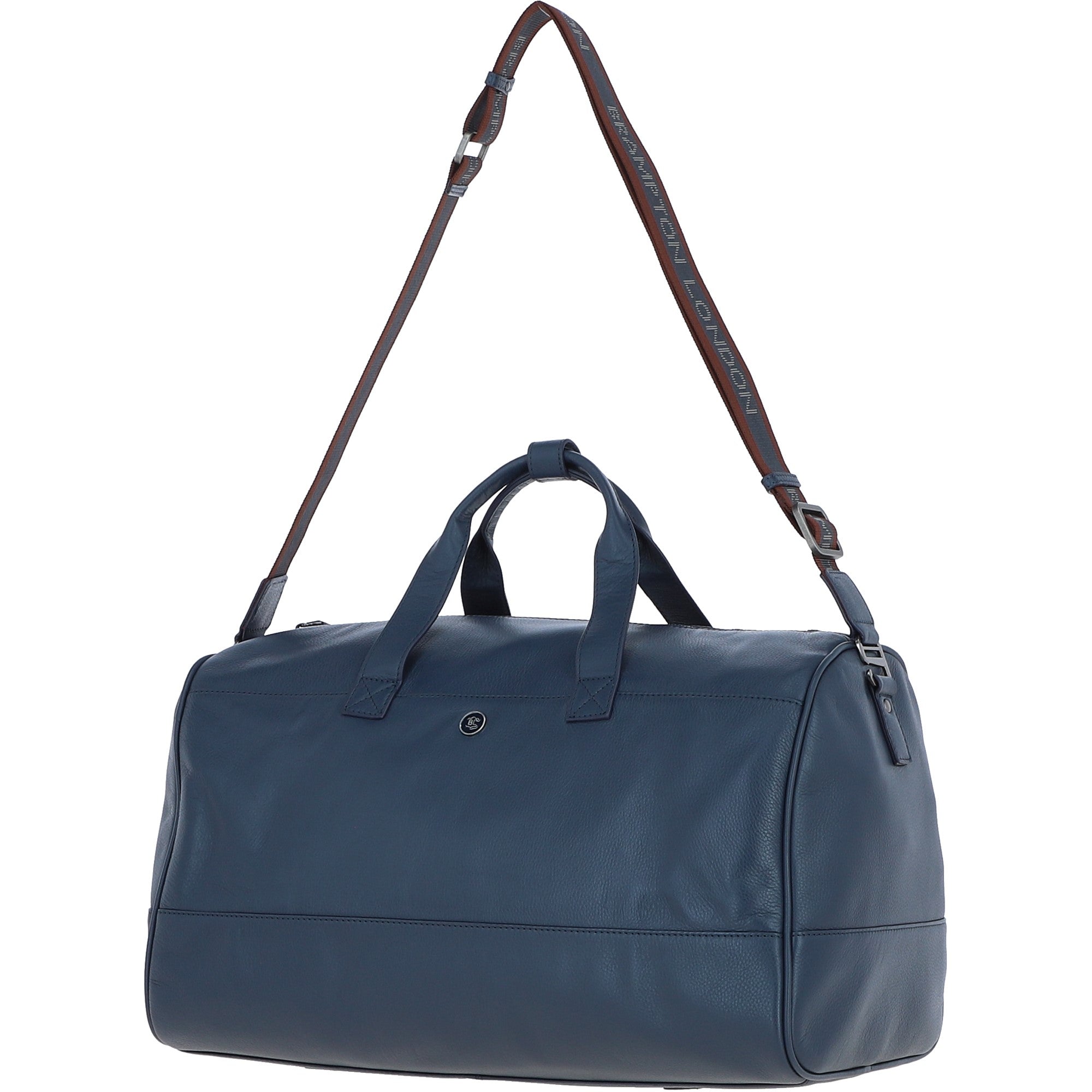 Brampton Leather Holdall Navy: 63778